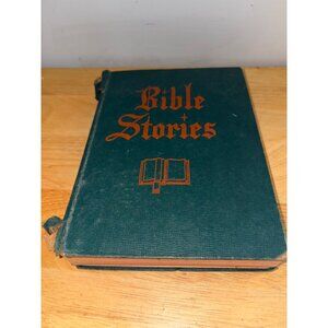 Vintage Bible Stories Old 7 New Testament Hardcover Book Decorative Cover 1941